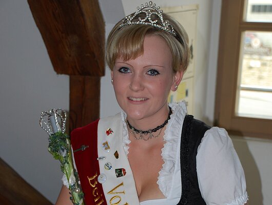 Volksfestkönigin 2008 Johanna Glasner