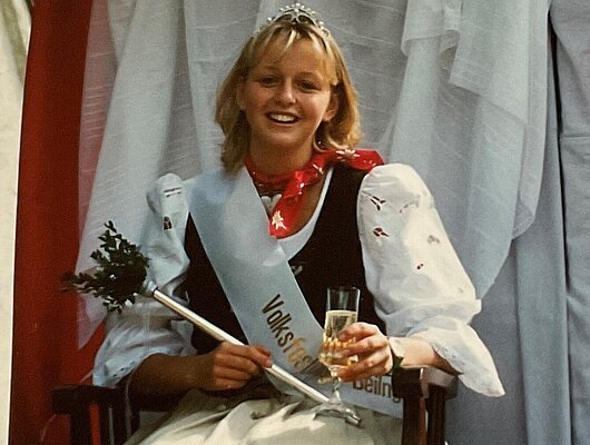 Volksfestkönigin 1997 Karin Fehlner