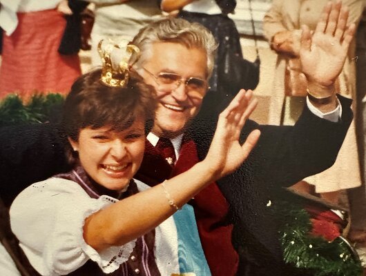 Volksfestkönigin 1983 Christa Biedermann
