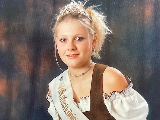 Volksfestkönigin 2001 Ramona Wittmann