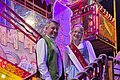 Volksfestkönigin Maria mit dem 1. Bürgermeister Helmut Schloderer unterwegs auf dem Volksfest Volksfestkönigin Maria mit dem 1. Bürgermeister Helmut Schloderer unterwegs auf dem Volksfest